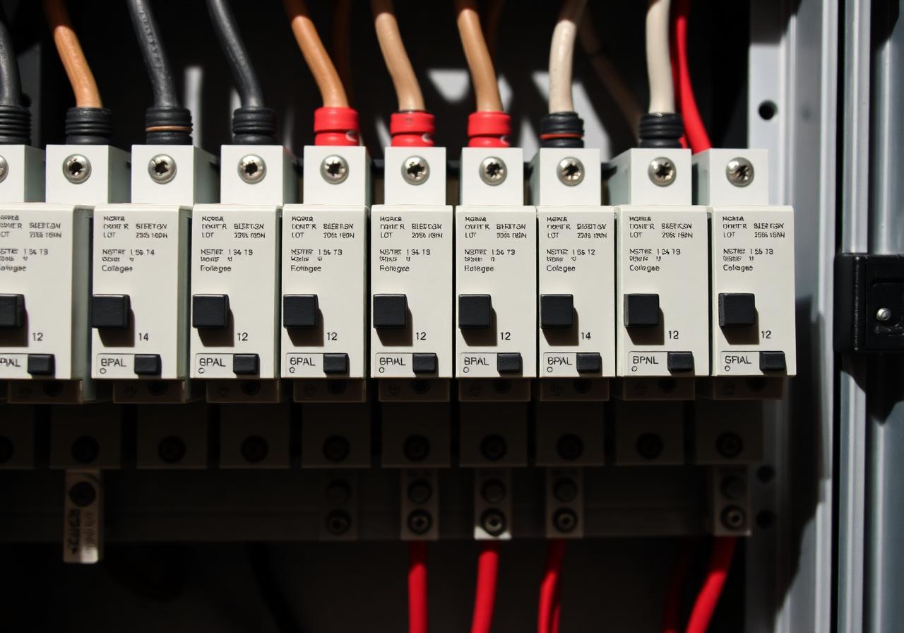 Controle van een elektrisch verdeelbord tijdens een AREI-keuring